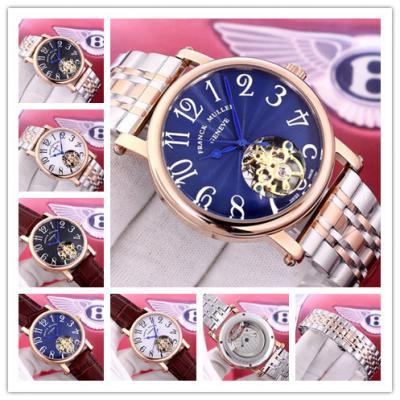 Replica Giga Tourbillon A21j Automatic Movement Mens Watch Blue Tourbillon Dial Two Tone Rose Gold C E134