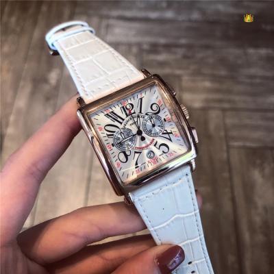 Replica Ladies'collection Swiss Quartz Movement Womens Watch Silver Dial Leather Strap A E140