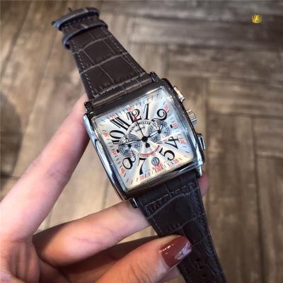 Replica Ladies'collection Swiss Quartz Movement Womens Watch Silver Dial Leather Strap A E140