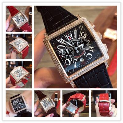 Replica Ladies'collection Swiss Quartz Movement Womens Watch Black Dial Diamonds Case Leather Strap C E140