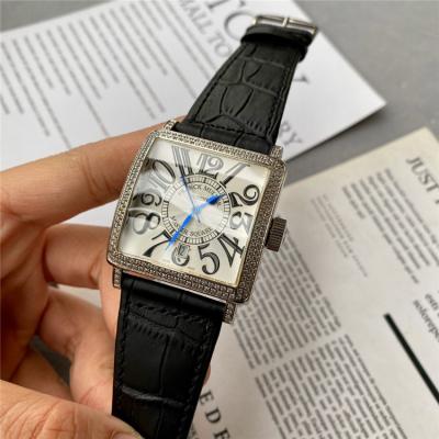 Replica Ladies'collection A21j Automatic Movement Womens Watch White Dial Diamonds Case Leather Strap E162