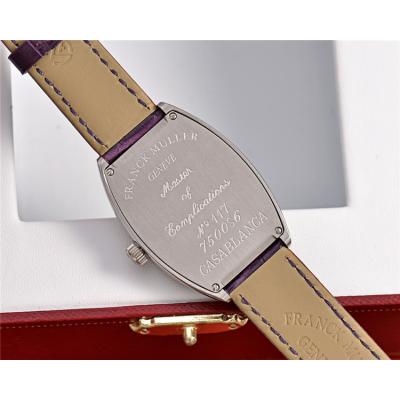 Replica Vanguard Swiss Quartz Movement Womens Watch Diamonds Number White Dial Leather Strap E171