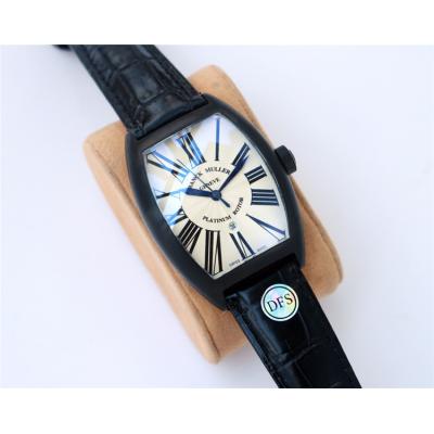 Replica Vanguard Japan Quartz Movement Mens Watch White Dial Leather Strap E190