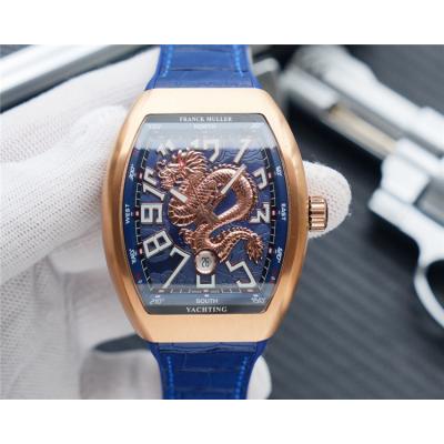 Replica Dragon King A21j Automatic Movement Mens Watch  Black Dial Leather Strap E200