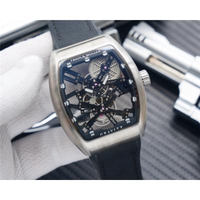 Replica Vanguard A21j Automatic Movement Mens Watch Skeleton Dial Nylon Strap E215