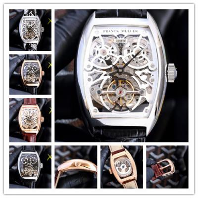 Replica Vanguard A21j Automatic Movement Mens Watch Skeleton Dial Leather Strap G17