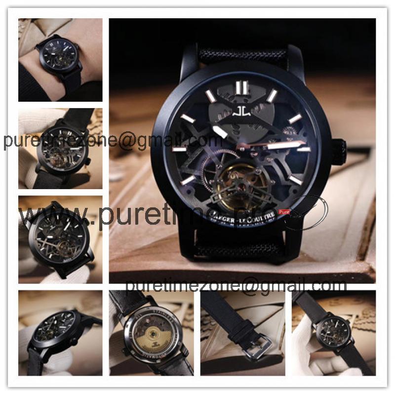 Replica Master Grande Tradition A21j Automatic Movement Mens Watch Skeleton Dial Nylon Strap E05