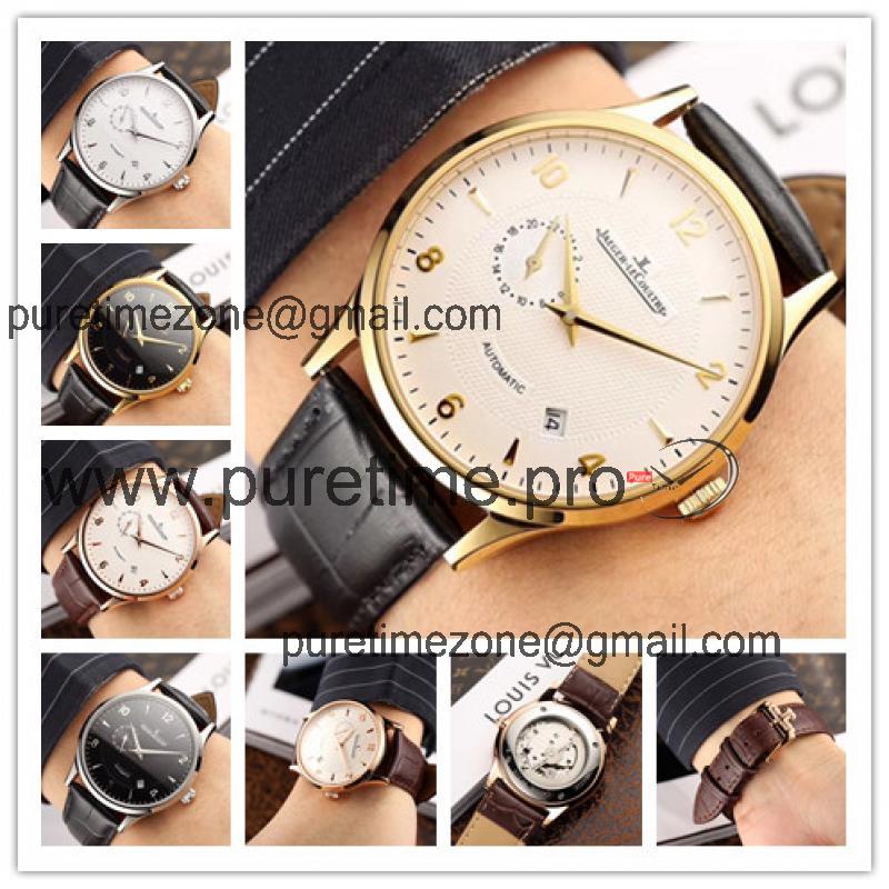 Replica Master Ultra Thin A8217 Automatic Movement Mens Watch White Dial Leather Strap E58