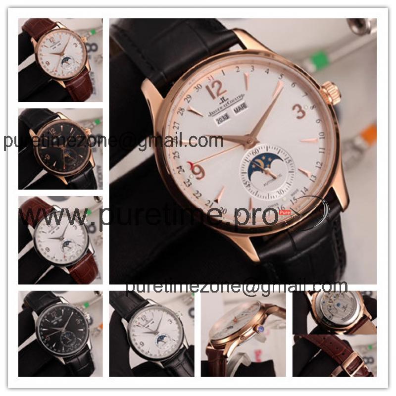 Replica Master Ultra Thin A21j Automatic Movement Mens Watch White Dial Leather Strap A E89