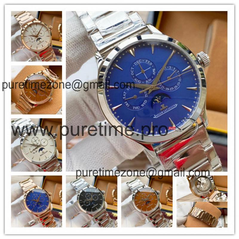 Replica Master Grande Tradition A21j Automatic Movement Mens Watch Blue Dial Stainless Steel B E108