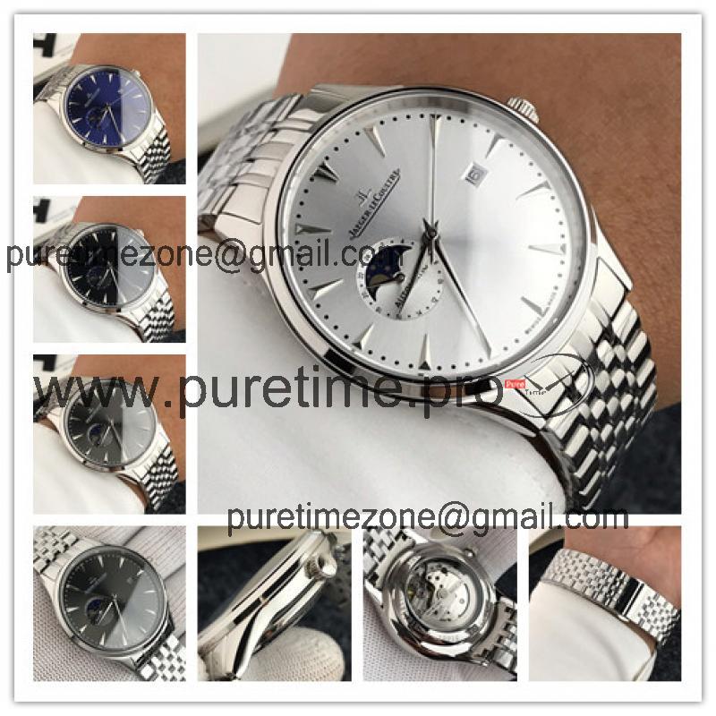 Replica Master Ultra Thin A8217 Automatic Movement Mens Watch Silver Dial Stainless Steel E129