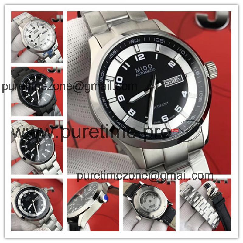 Replica Multifort Japan Miyota 8215 Automatic Movement Mens Watch Black Dial Stainless Steel B F07