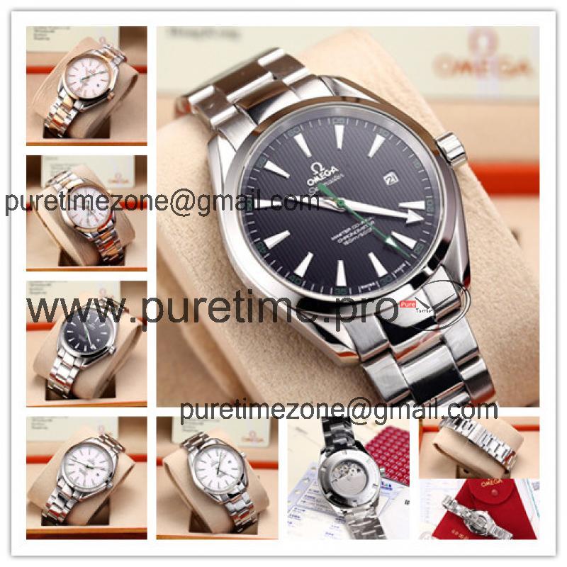 Replica Seamaster Japan Miyota 8215 Automatic Movement Mens Watch Black Dial Stainless Steel B E14