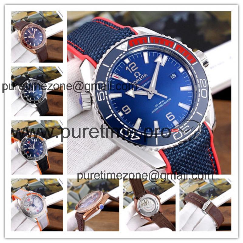 Replica Seamaster A21j Automatic Movement Mens Watch Blue Dial Rubber Strap B E69