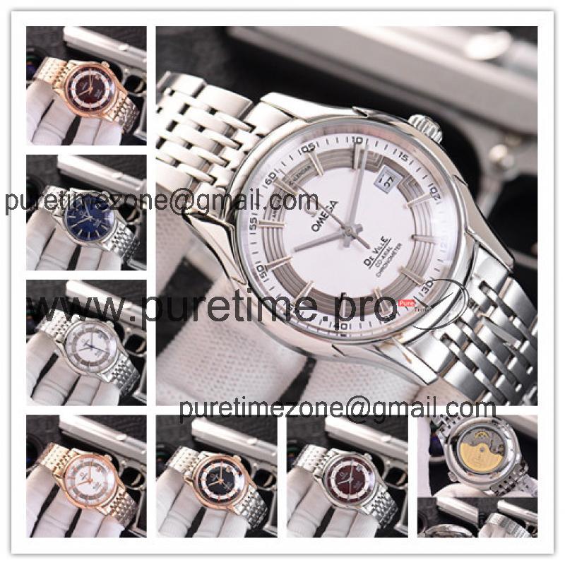 Replica De Ville A21j Automatic Movement Mens Watch White Dial Stainless Steel B E81