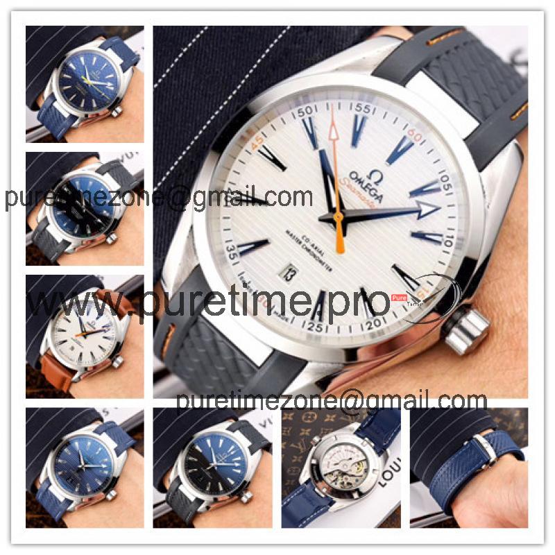 Replica Seamaster A21j Automatic Movement Mens Watch White Dial Rubber Strap C E110