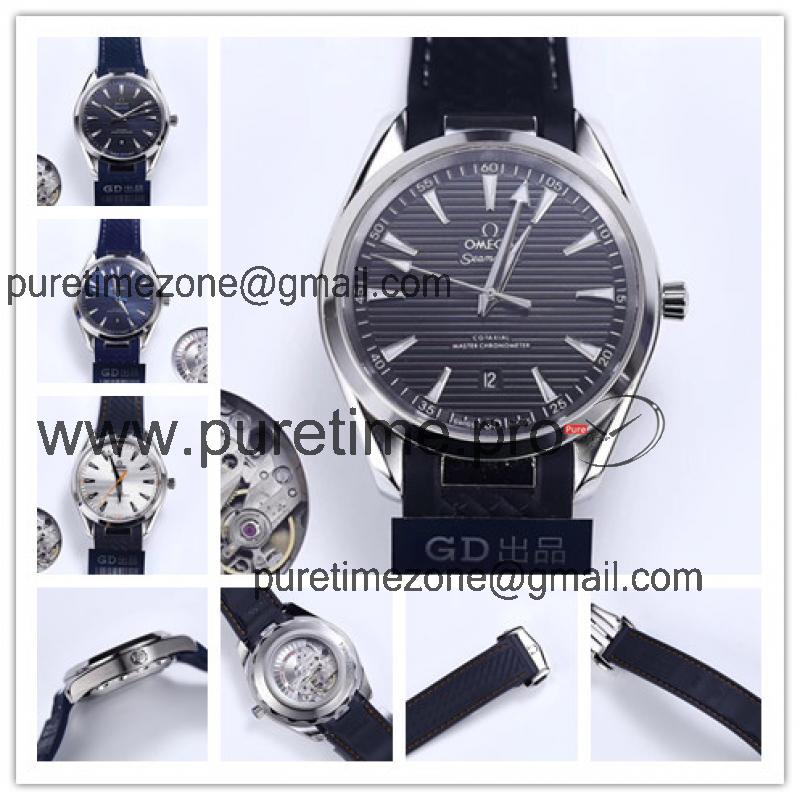 Replica Seamaster Japan Miyota 821A Automatic Movement Mens Watch Black Dial Rubber Strap E117