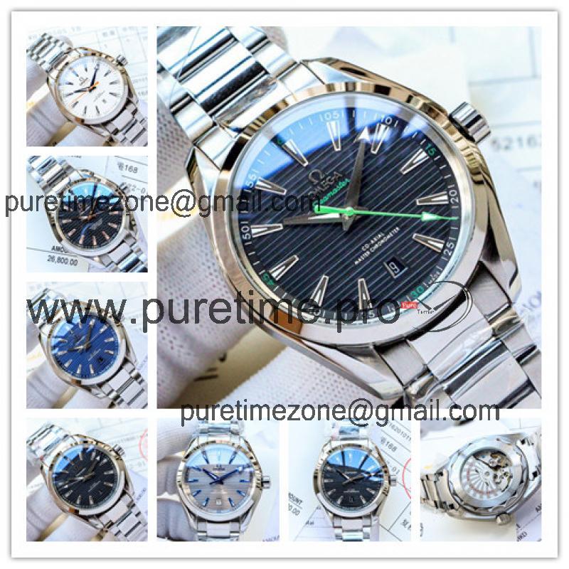 Replica Seamaster A21j Automatic Movement Mens Watch Black Dial Stainless Steel A E121