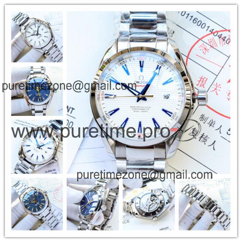 Replica Seamaster A21j Automatic Movement Mens Watch White Dial Stainless Steel B E121