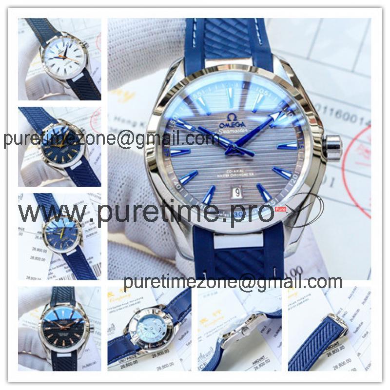 Replica Seamaster A21j Automatic Movement Mens Watch Gray Dial Rubber Strap E122