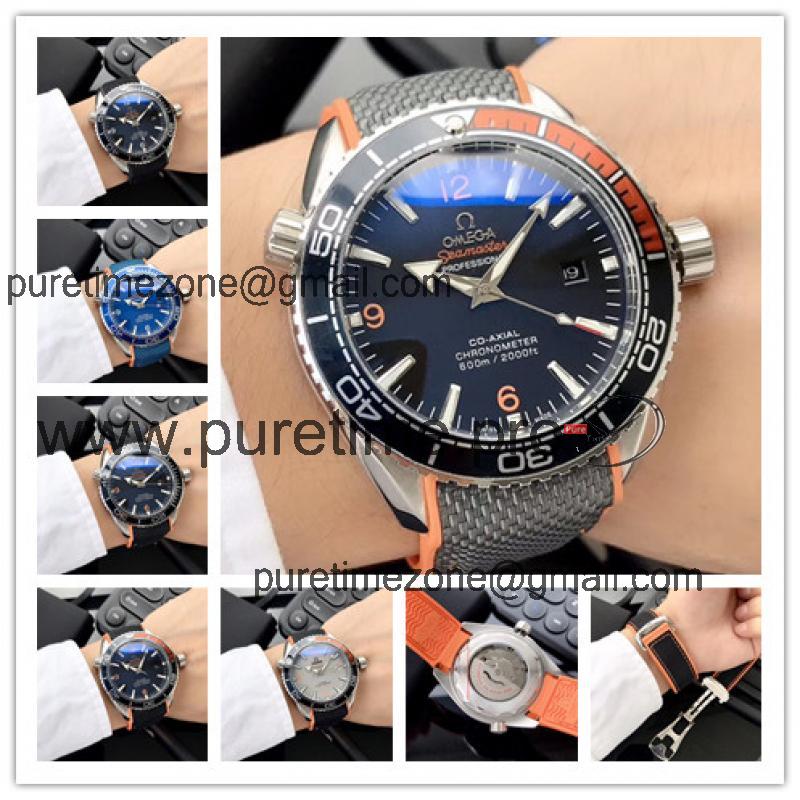 Replica Seamaster A21j Automatic Movement Mens Watch Black Dial Nylon Strap A E140