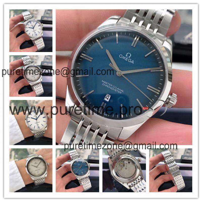 Replica Seamaster Japan Miyota 8215 Automatic Movement Mens Watch Blue Dial Stainless Steel E147