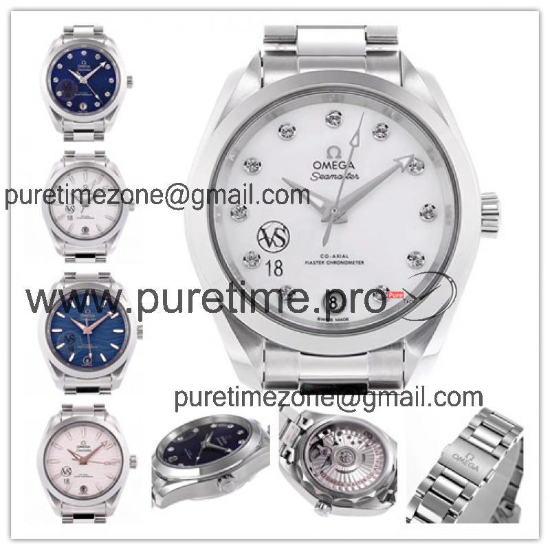 Replica Seamaster A21j Automatic Movement Womens Watch White Dial Stainless Steel E155