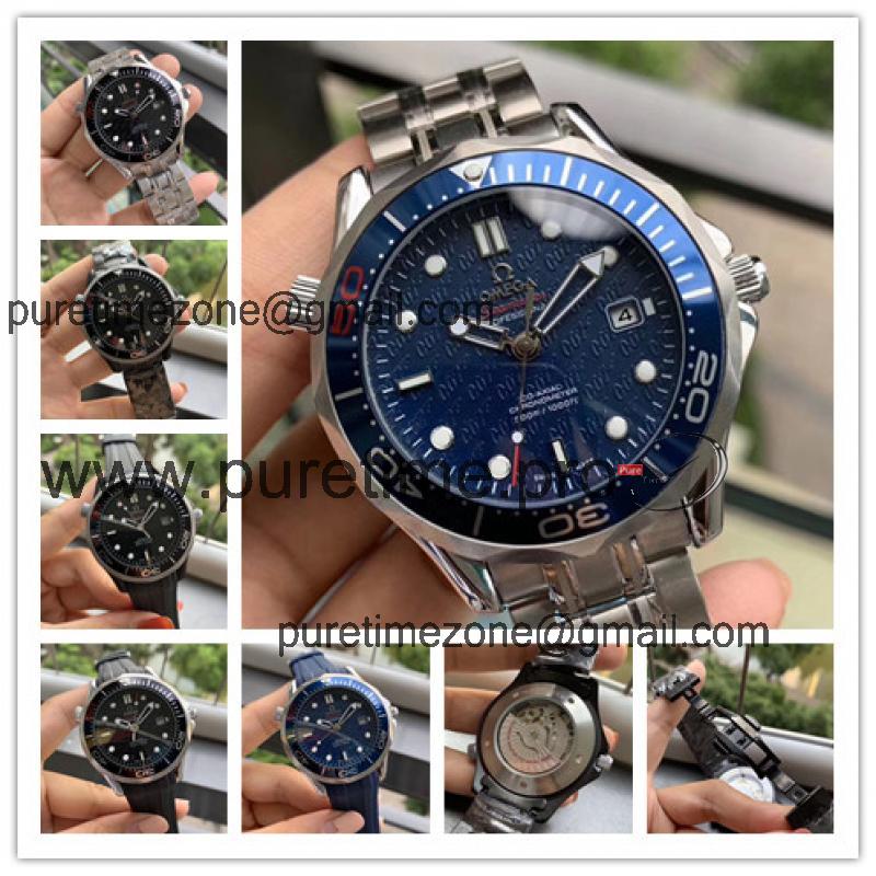 Replica Seamaster A21j Automatic Movement Mens Watch Blue Dial Stainless Steel E169