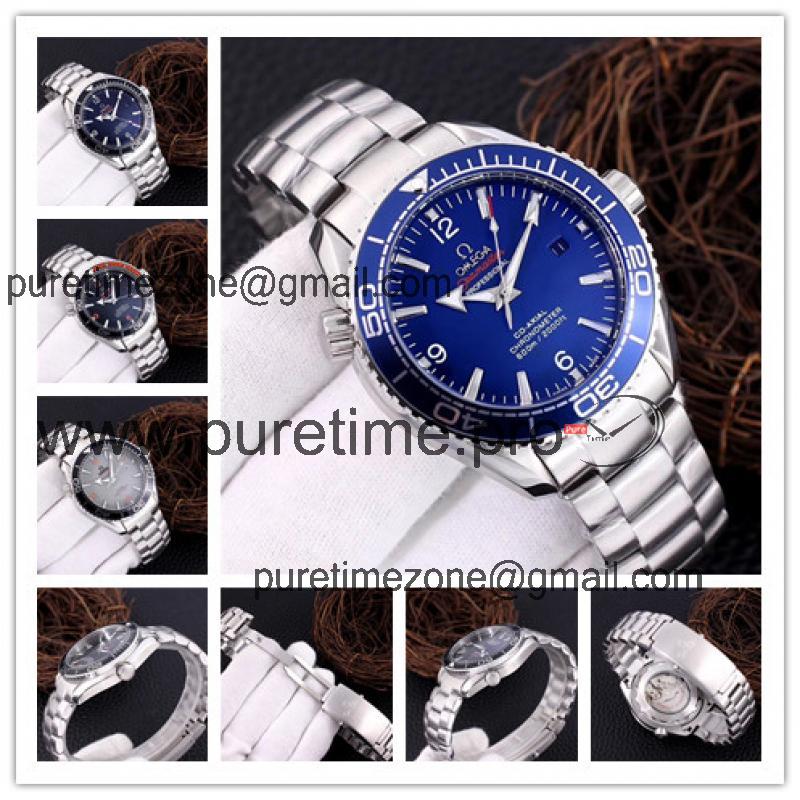 Replica Seamaster A21j Automatic Movement Mens Watch Blue Dial Stainless Steel B E171