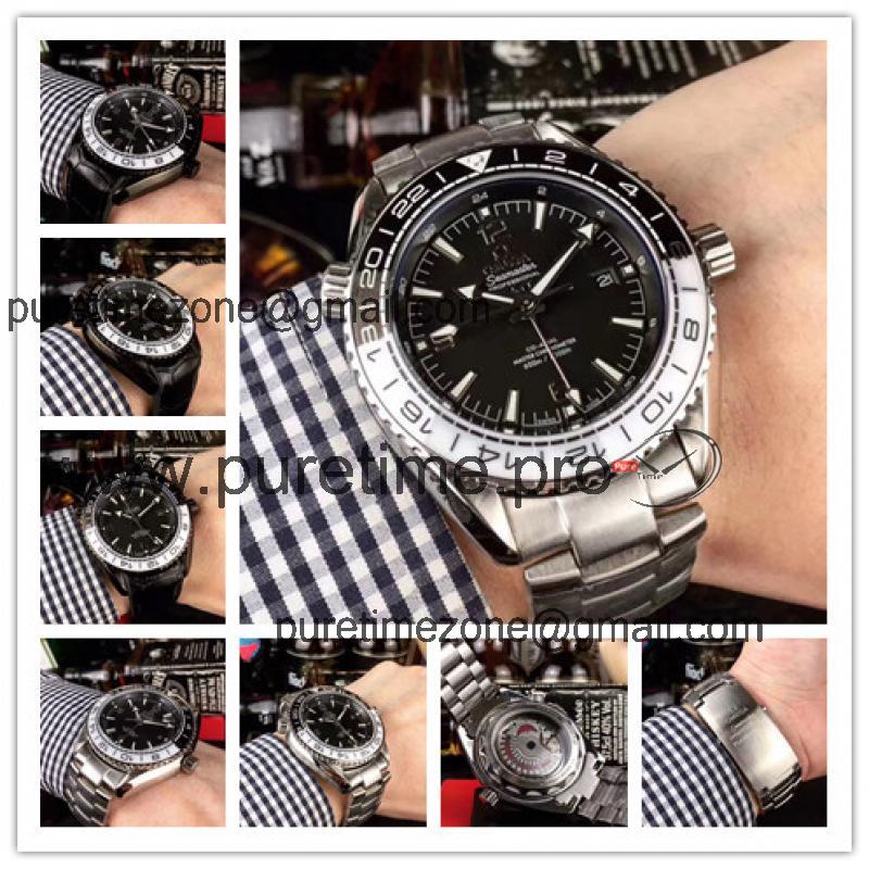 Replica Speedmaster A21j Automatic Movement Mens Watch Black Dial Stainless Steel E183