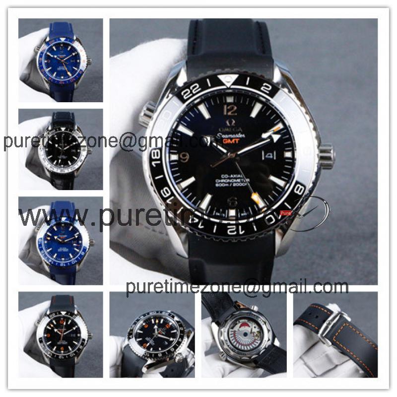 Replica Seamaster A21j Automatic Movement Mens Watch Black Dial Rubber Strap A E208