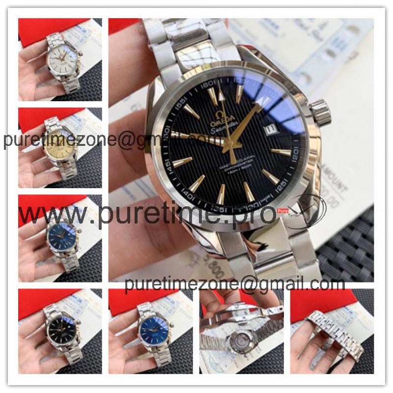 Replica Seamaster Japan Miyota 8215 Automatic Movement Mens Watch Black Dial Stainless Steel A E237