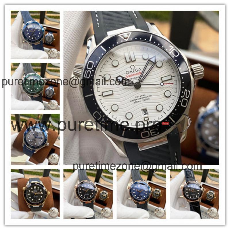 Replica Seamaster 8800 Automatic Movement Mens Watch White Dial Rubber Strap E311