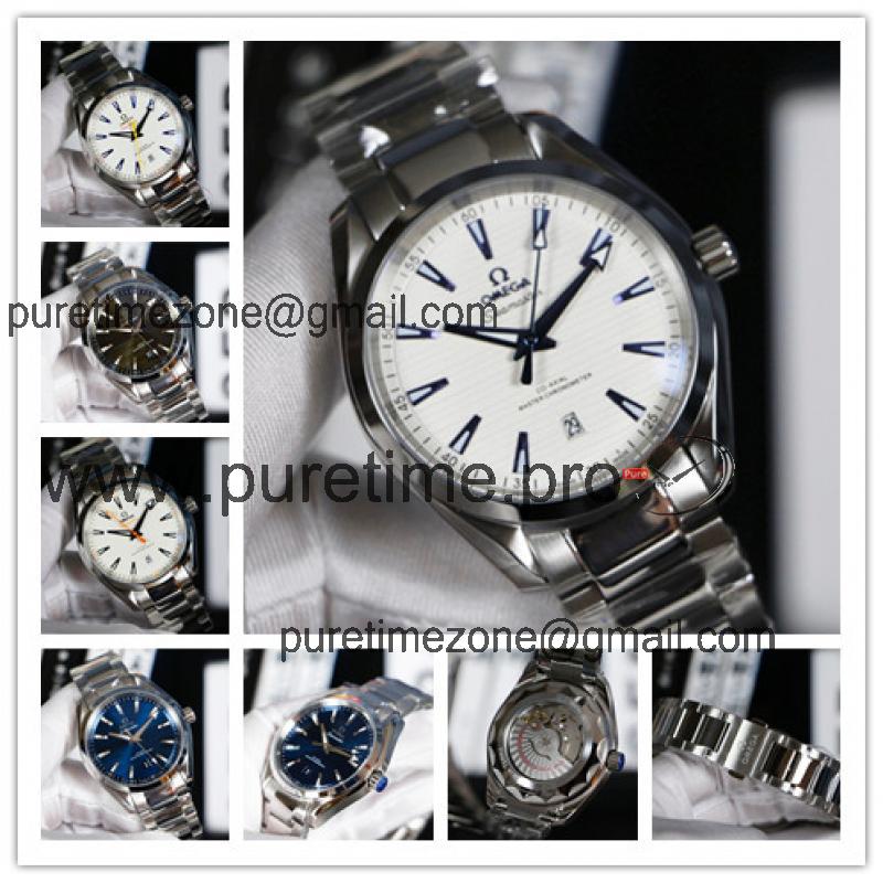 Replica Seamaster A21j Automatic Movement Mens Watch White Dial Stainless Steel A E350