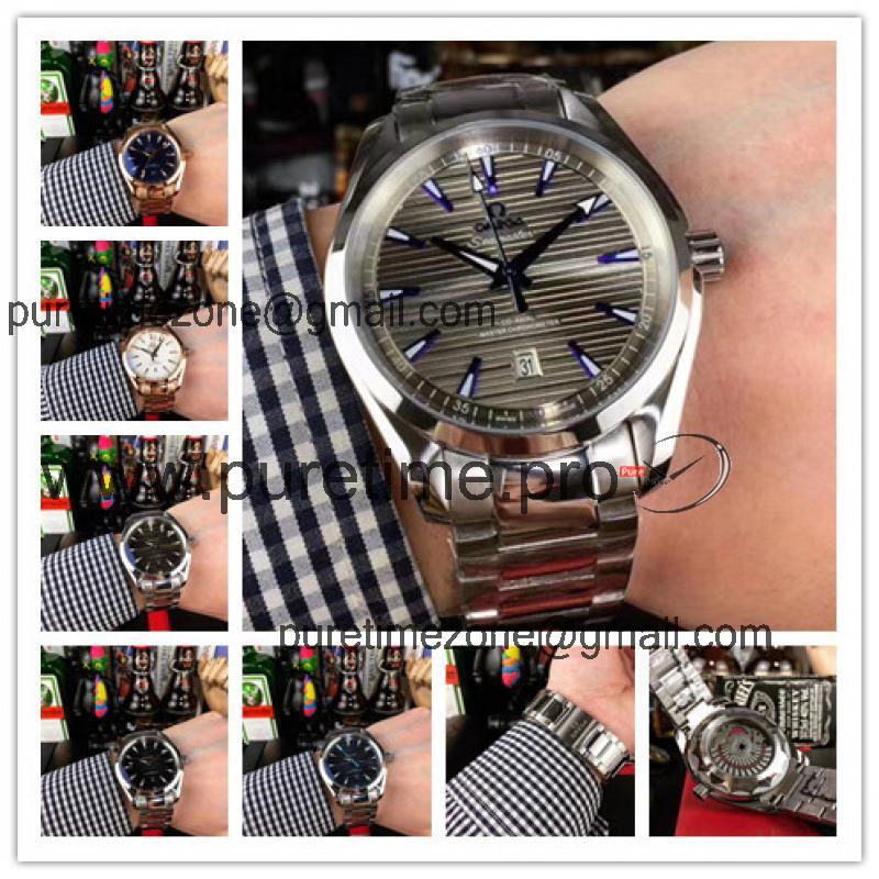 Replica Seamaster A21j Automatic Movement Mens Watch Gray Dial Stainless Steel E363