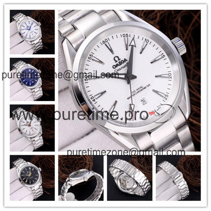 Replica Seamaster A21j Automatic Movement Mens Watch White Dial Stainless Steel E382