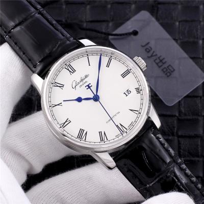 Replica Senator A21j Automatic Movement Mens Watch White Dial Leather Strap E01