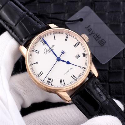 Replica Senator A21j Automatic Movement Mens Watch White Dial Leather Strap E01