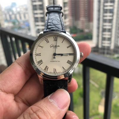 Replica Senator A21j Automatic Movement Mens Watch White Dial Leather Strap E03