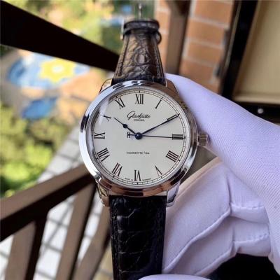 Replica Senator A21j Automatic Movement Mens Watch White Dial Leather Strap E05