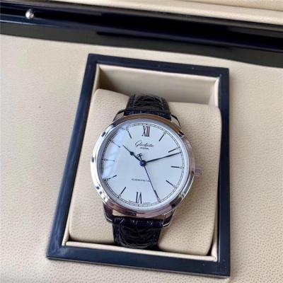 Replica Senator A21j Automatic Movement Mens Watch White Dial Leather Strap E05