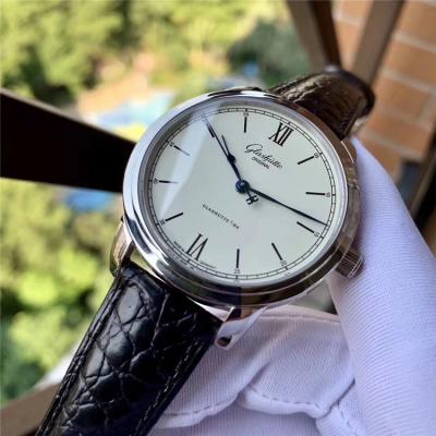 Replica Senator A21j Automatic Movement Mens Watch White Dial Leather Strap E05