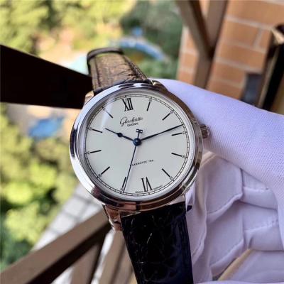 Replica Senator A21j Automatic Movement Mens Watch White Dial Leather Strap E05