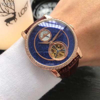 Replica Master Grande Tradition A21j Automatic Movement Mens Watch Starry Sky Dial Leather Strap E02