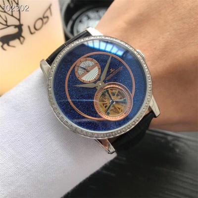 Replica Master Grande Tradition A21j Automatic Movement Mens Watch Starry Sky Dial Leather Strap E02