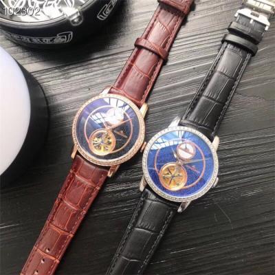 Replica Master Grande Tradition A21j Automatic Movement Mens Watch Starry Sky Dial Leather Strap E02