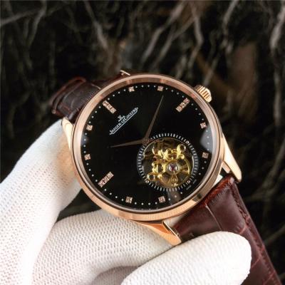 Replica Master Grande Tradition A21j Automatic Movement Mens Watch Black Dial Leather Strap E08