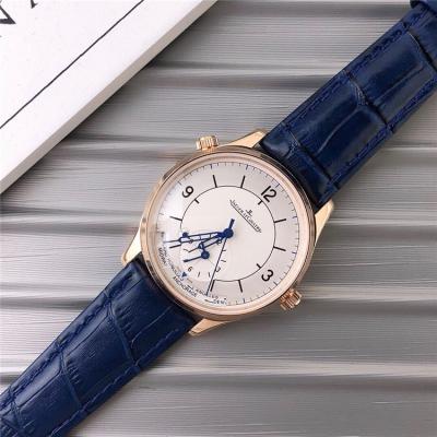 Replica Master A21j Automatic Movement Mens Watch White Dial Leather Strap E11