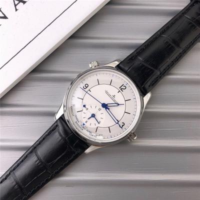 Replica Master A21j Automatic Movement Mens Watch White Dial Leather Strap E11