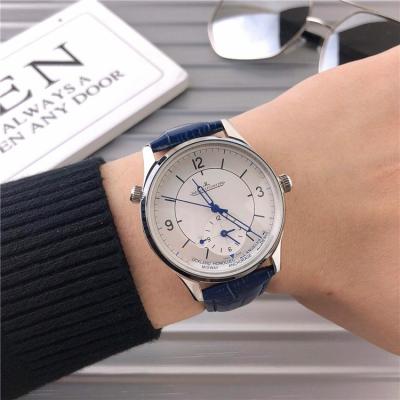 Replica Master A21j Automatic Movement Mens Watch White Dial Leather Strap E11